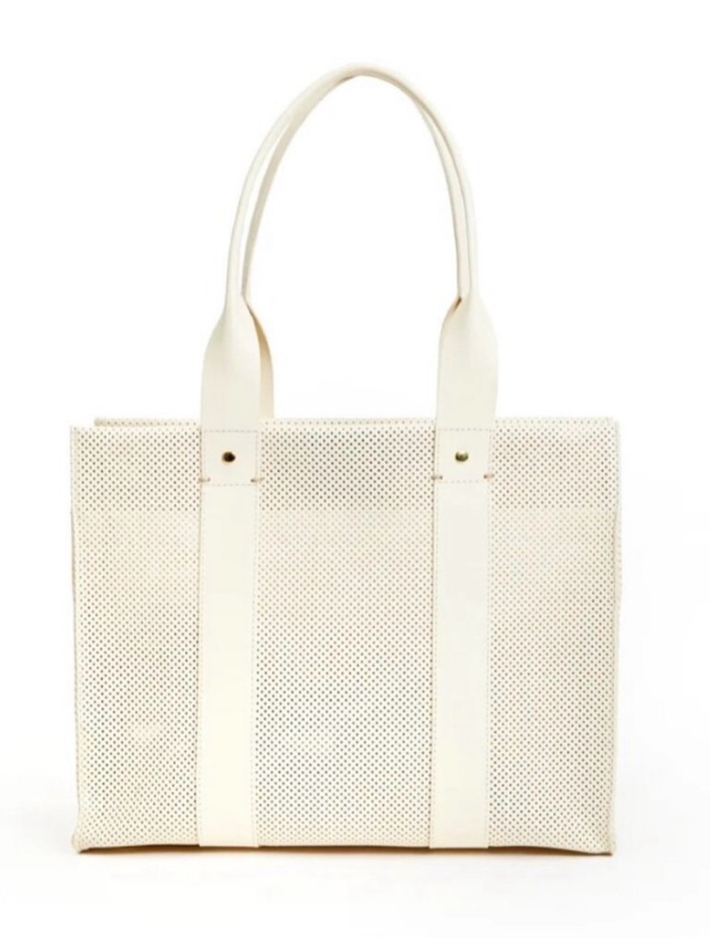 Clare V Noemie Tote cream large